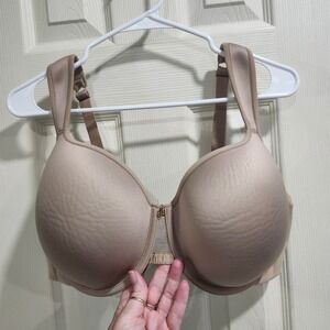 ThirdLove 24/7 Classic Full Coverage Bra Taupe Nude‎ 44D Memory Foam Underwire